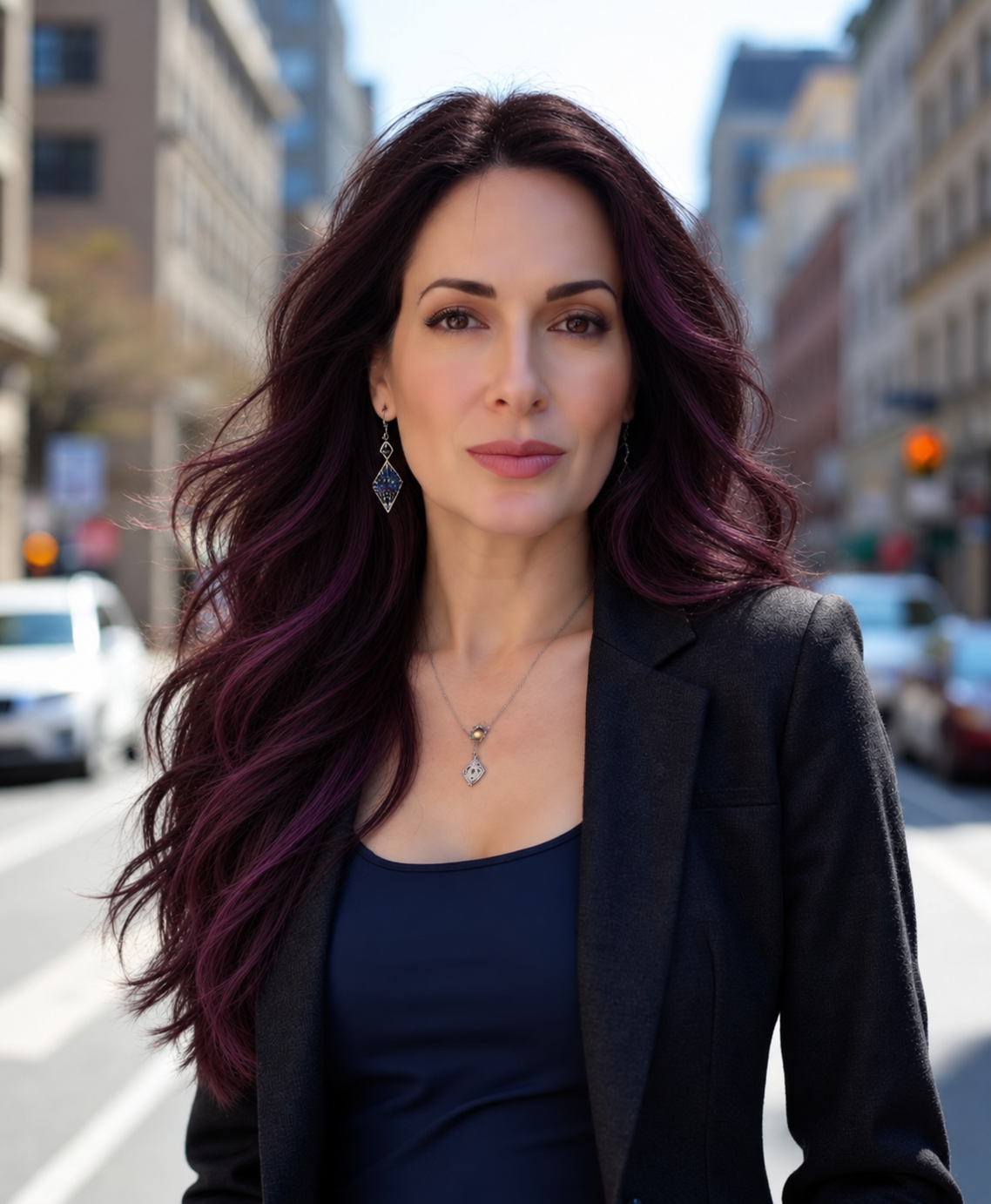 Jess J. Montgomery in a dark blazer